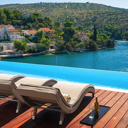 Villa Luxury Beachfront Blue Star Of Brac With Private Pool At The On Brac Island -