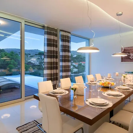Luxury Seafront Blue Star Of Brac With Pool Vila Bobovisca