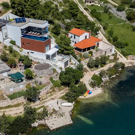 Villa Luxury Beachfront Blue Star Of Brac With Private Pool At The On Brac Island - *