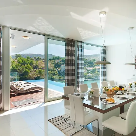 Luxury Beachfront Blue Star Of Brac With Private Pool At The On Brac Island - Villa